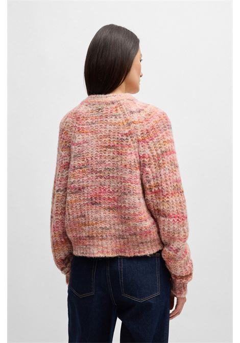 BOSS - Relaxed fit alpaca blend jumper with multicoloured yarns BOSS |  | 50527837961