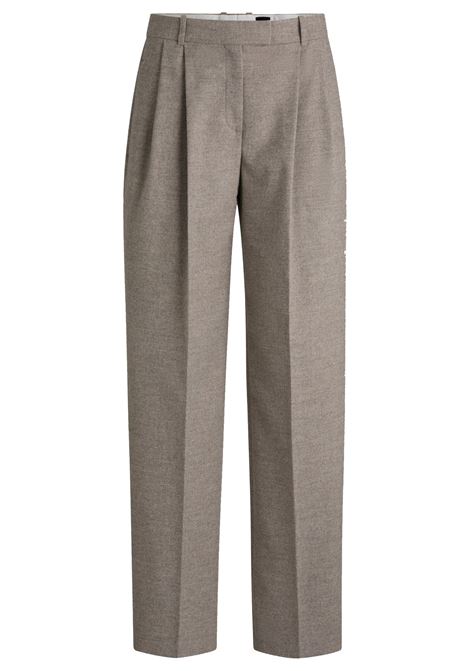 BOSS - Straight-leg pants in stretch fabric. BOSS |  | 50527934099