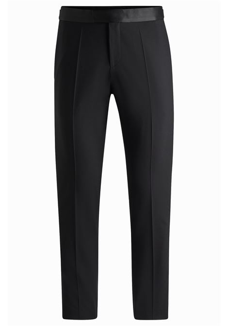 Slim fit tuxedo pants in stretch wool BOSS |  | 50527962001