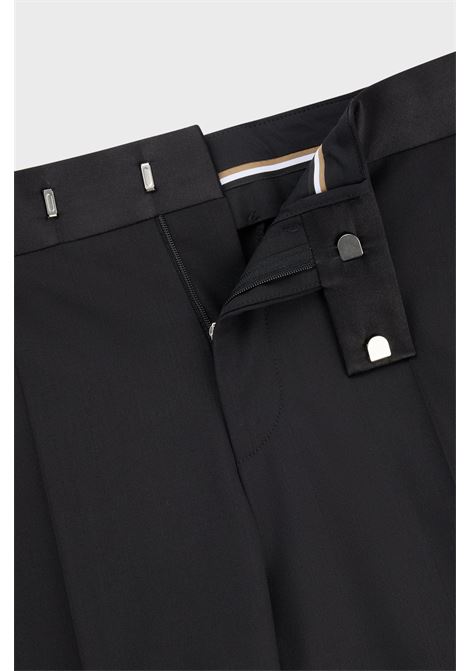 Slim fit tuxedo pants in stretch wool BOSS |  | 50527962001