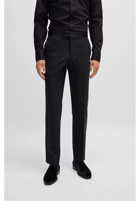 Slim fit tuxedo pants in stretch wool BOSS |  | 50527962001