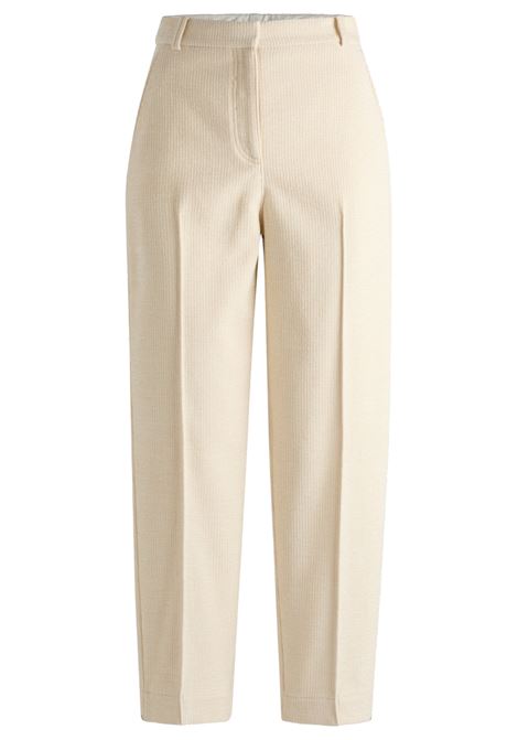 Relaxed fit high-waisted corduroy pants. BOSS |  | 50528588118