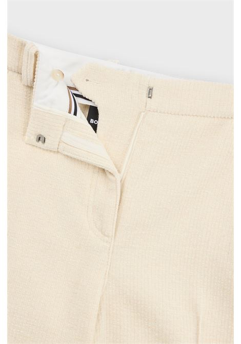 Relaxed fit high-waisted corduroy pants. BOSS |  | 50528588118