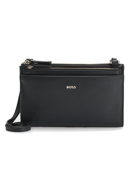 Borsa mini in pelle zigrinata con pochette rimovibile BOSS | Borse | 50528989001