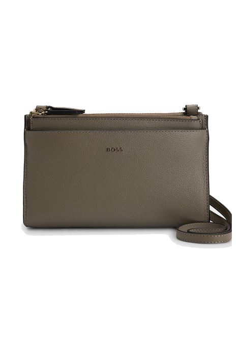 Borsa mini in pelle zigrinata con pochette rimovibile BOSS | Borse | 50528989210