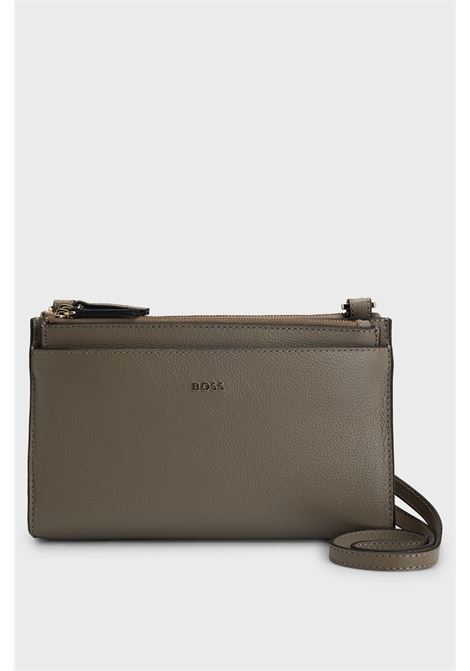 Borsa mini in pelle zigrinata con pochette rimovibile BOSS | Borse | 50528989210