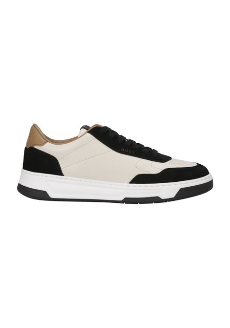 Hybrid Trainers BOSS in Pelle Liscia con Suola in Gomma e Dettagli Brandizzati BOSS | Sneakers | 50529397110