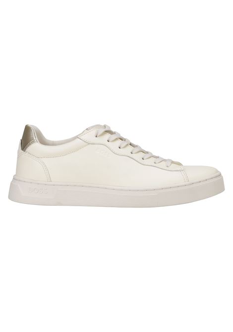 Scarpe BOSS in Pelle Rigenerata e Poliuretanica con Suola in Gomma e Chiusura a Lacci BOSS | Sneakers | 50529699107