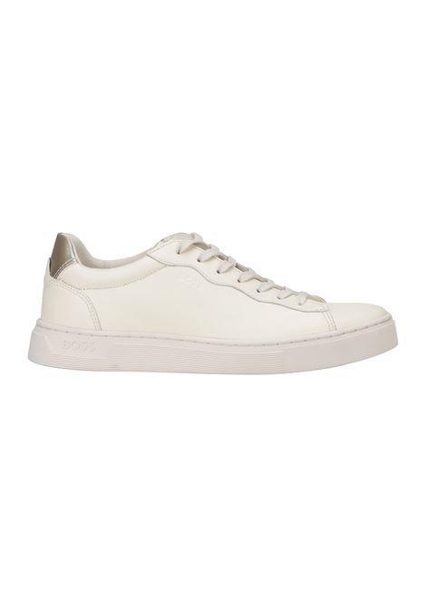 Scarpe BOSS in Pelle Rigenerata e Poliuretanica con Suola in Gomma e Chiusura a Lacci BOSS | Sneakers | 50529699107