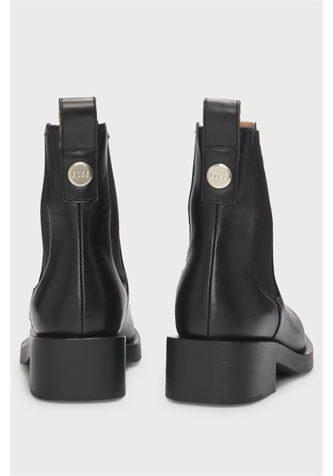 Leather Chelsea ankle boots with logo rivet BOSS |  | 50536638001