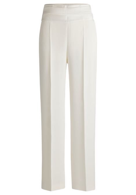 Straight-leg tuxedo pants with waistband BOSS |  | 50539276118