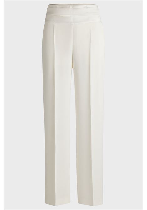 Straight-leg tuxedo pants with waistband BOSS |  | 50539276118