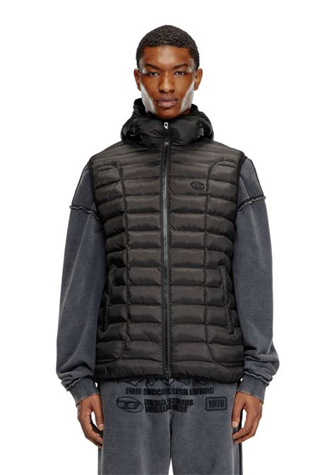 Lightweight Nylon Padded Vest - W-Temple DIESEL |  | A14718-0BHAZ9XX