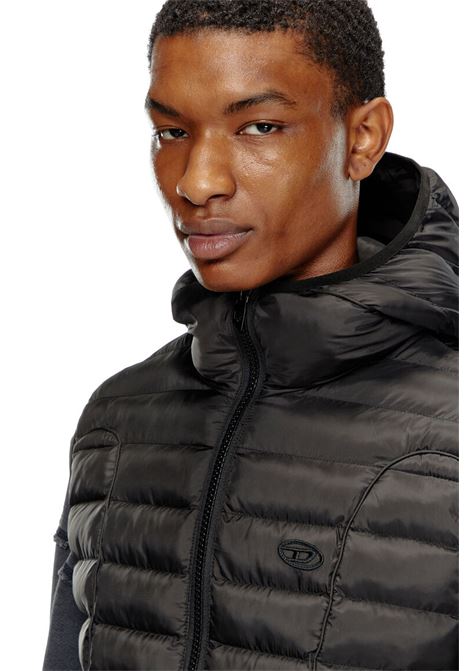 Gilet Imbottito in Nylon Leggero - W-Temple DIESEL | Abbigliamento | A14718-0BHAZ9XX