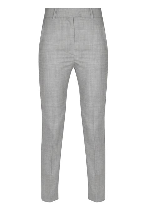 Pantalone in Lana Grigio Melange di Grifoni GRIFONI | Pantaloni | GT240071/15257