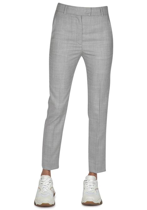 Pantalone in Lana Grigio Melange di Grifoni GRIFONI | Pantaloni | GT240071/15257