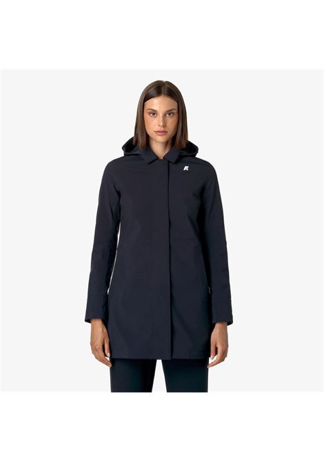 Mathy Bonded Trench Coat with Removable Hood K-WAY |  | K2148BWA2B