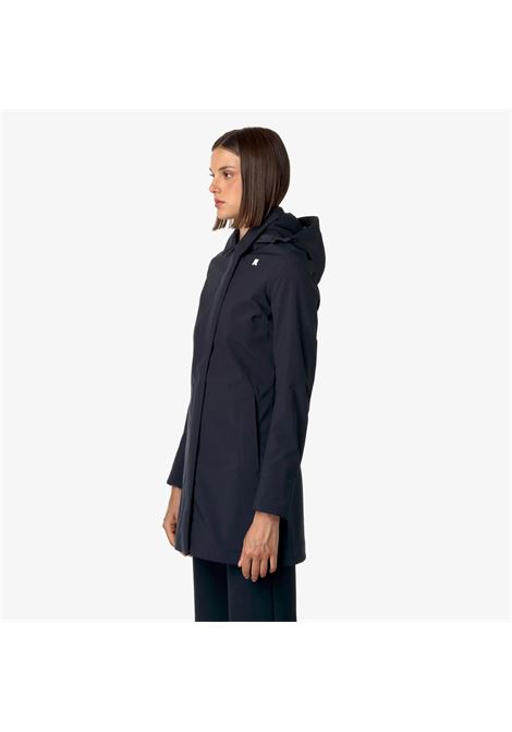 Mathy Bonded Trench Coat with Removable Hood K-WAY |  | K2148BWA2B