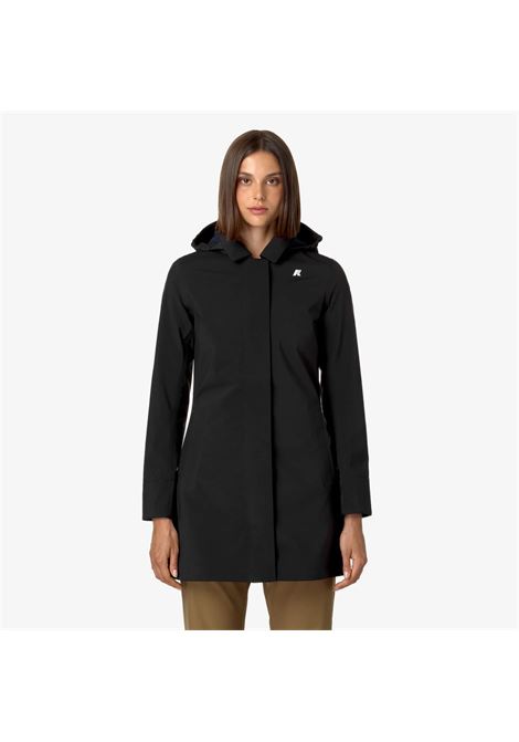 Mathy Bonded Trench Coat with Removable Hood K-WAY |  | K2148BWA3C