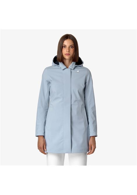 Mathy Bonded Trench Coat with Removable Hood K-WAY |  | K2148BWAS3