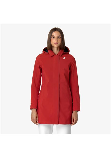 Mathy Bonded Trench Coat with Removable Hood K-WAY |  | K2148BWAS8