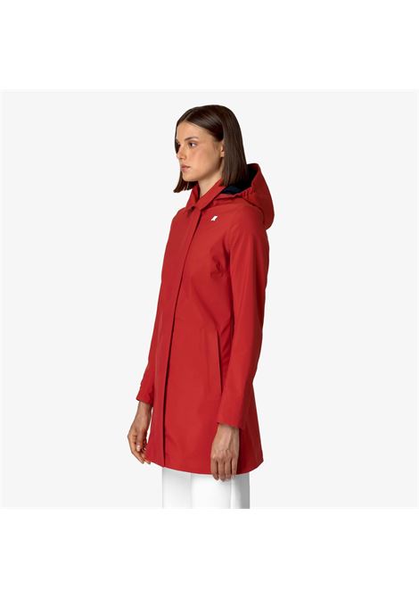 Mathy Bonded Trench Coat with Removable Hood K-WAY |  | K2148BWAS8