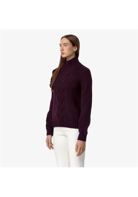 Maglione Fuzzy wool merino blend K-WAY | Maglieria | K8133SWART