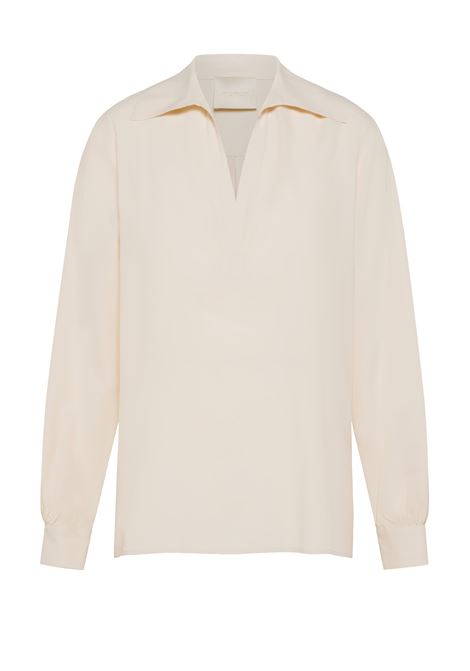 Silk-blend crepe blouse with sailor collar MOMONI |  | MOBL0210040