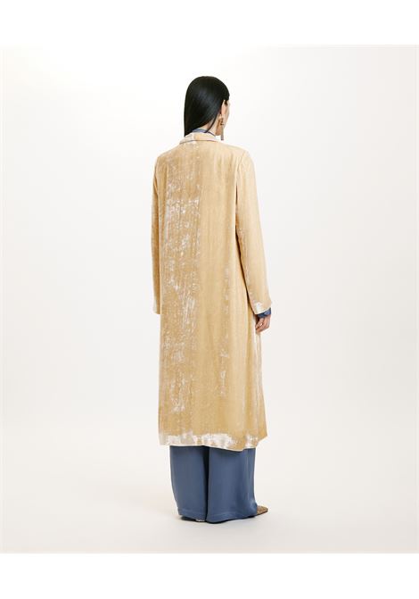 Kata Coat in Velvet Elegant Viscose Silk MOMONI |  | MOCO0030027