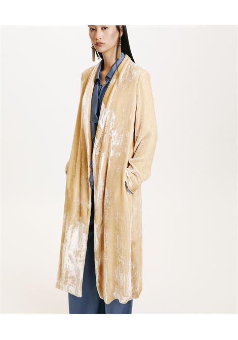 Kata Coat in Velvet Elegant Viscose Silk MOMONI |  | MOCO0030027