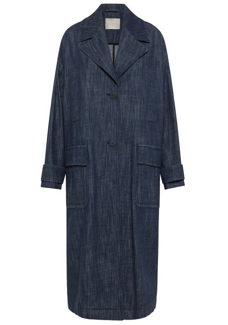 Junko Coat in Denim Color Stop MOMONI |  | MOCO0160871