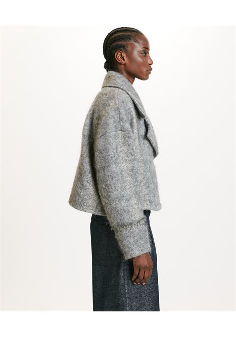 Kenpi Coat in Gauzed Alpaca Wool Cloth MOMONI |  | MOCO0180930