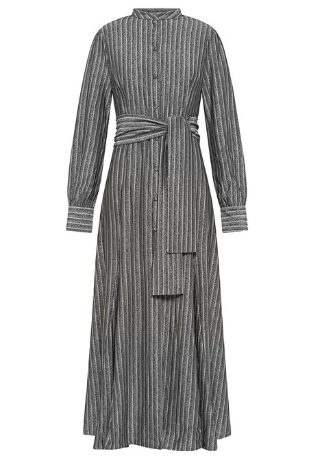 Long shirt dress in lurex jersey MOMONI |  | MODR0169005