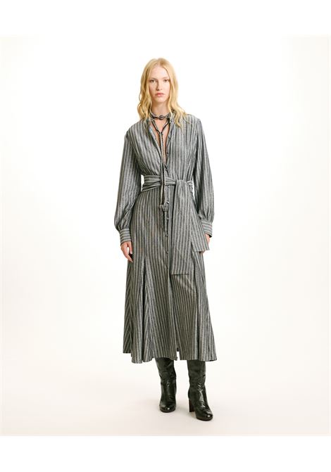 Long shirt dress in lurex jersey MOMONI |  | MODR0169005