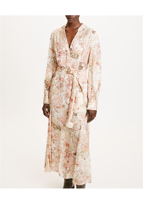 Long dress in printed jacquard viscose MOMONI |  | MODR0244440