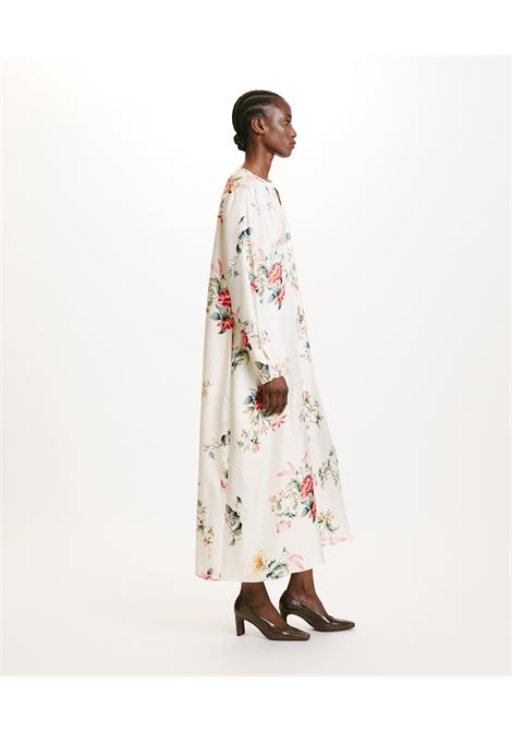 Long dress in printed silk twill MOMONI |  | MODR0306486