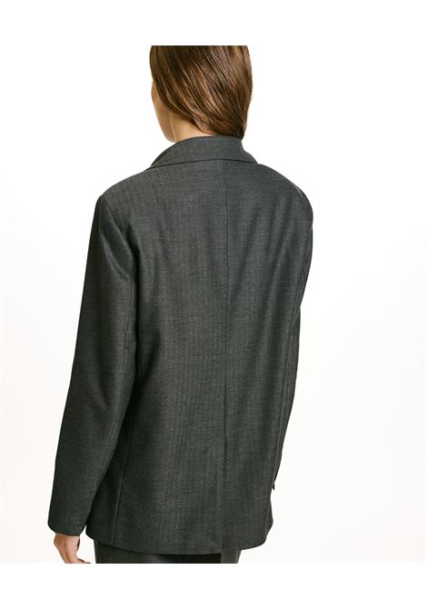 Rosemary Jacket in Chevron Viscose and Stretch Wool MOMONI |  | MOJA0120932