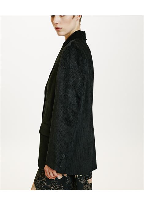 Airi Stretch Corduroy Jacket - Black MOMONI |  | MOJA0190990