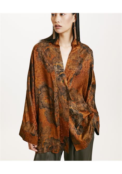 Ishiko Printed Viscose Jacquard Jacket MOMONI |  | MOJA0216775