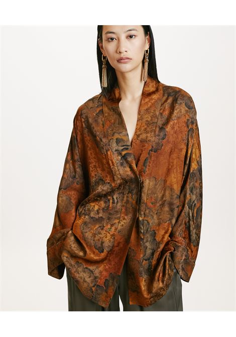 Ishiko Printed Viscose Jacquard Jacket MOMONI |  | MOJA0216775