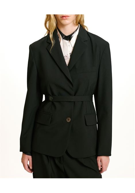 Ren Jacket in Cool Wool Bi-Stretch MOMONI |  | MOJA0250990