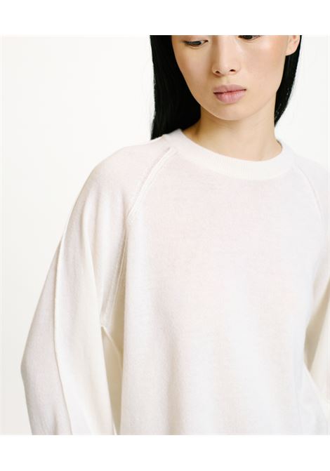 Merino cashmere-cream wool odino sweater MOMONI |  | MOKN0050040