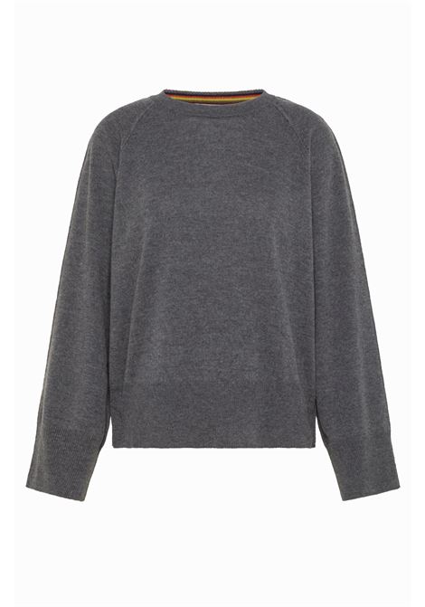 Odino merino wool cashmere-gray sweater MOMONI |  | MOKN0050930