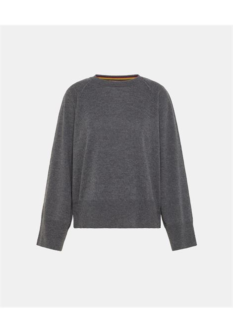 Odino merino wool cashmere-gray sweater MOMONI |  | MOKN0050930