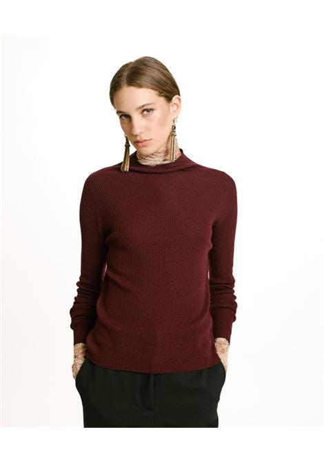 Merino wool-grape must tora sweater MOMONI |  | MOKN0130374