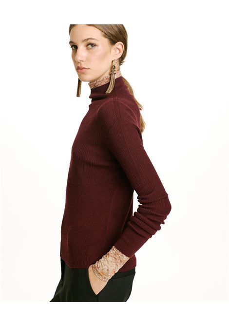 Merino wool-grape must tora sweater MOMONI |  | MOKN0130374