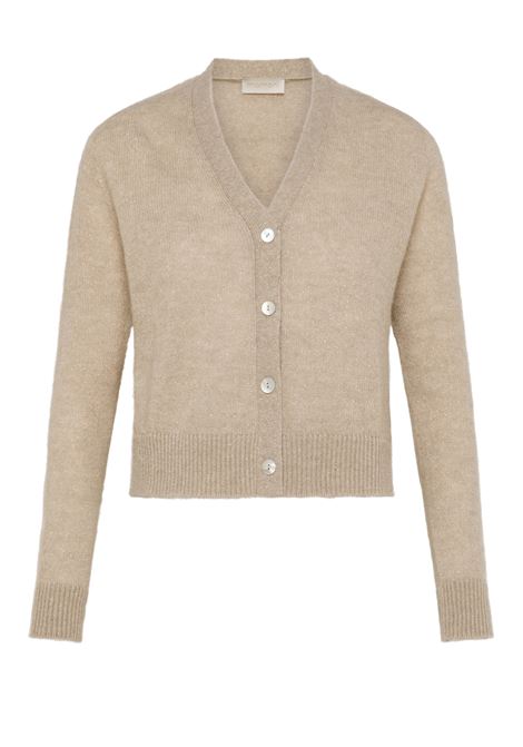 Jiro sweater in lurex-cream mohair blend MOMONI |  | MOKN0200040