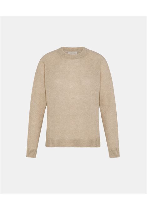 Lurex-cream mohair blend kyo sweater MOMONI |  | MOKN0230040