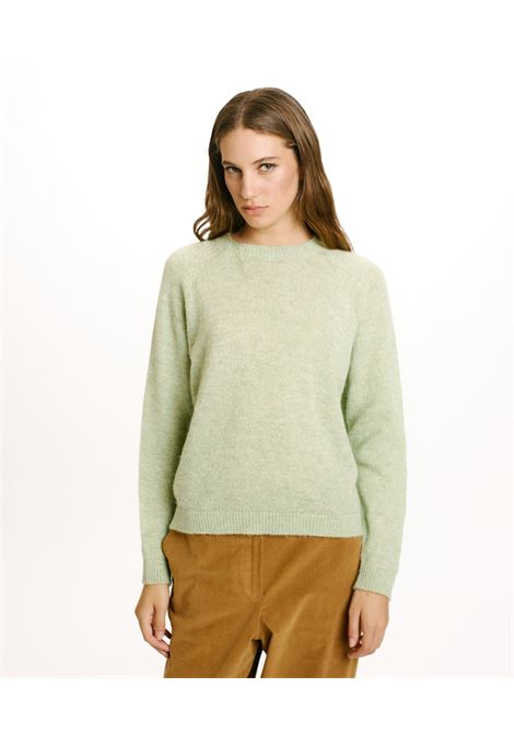 Lurex-blend mohair-acid green kyo sweater MOMONI |  | MOKN0230719