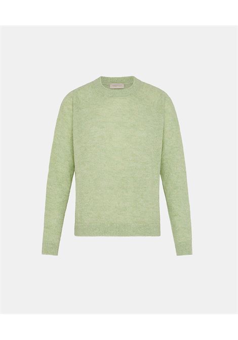 Maglia kyo in mohair misto lurex-verde acido MOMONI | Maglieria | MOKN0230719